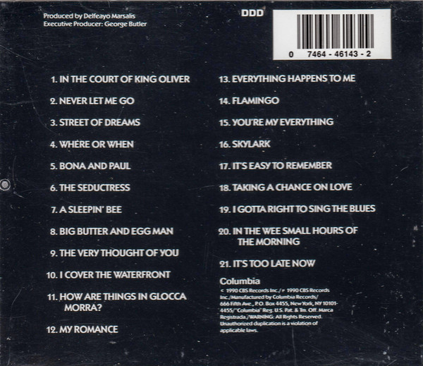 Wynton Marsalis - Standard Time Vol. 3 (The Resolution Of Romance) | Columbia (CK 46143) - 3