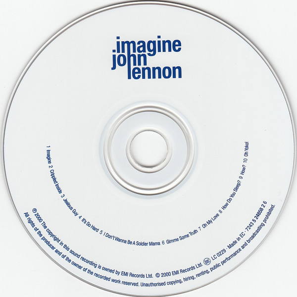 John Lennon - Imagine CD | Parlophone (7243 5 24858 2 6) - 3