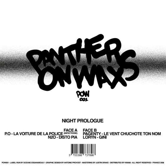 P.O , N²O , Pagenty , Loryn - Night Prologue | Panthers On Wax (POW001) - 3