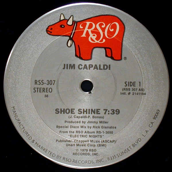 Jim Capaldi - Shoe Shine | RSO (RSS-307)