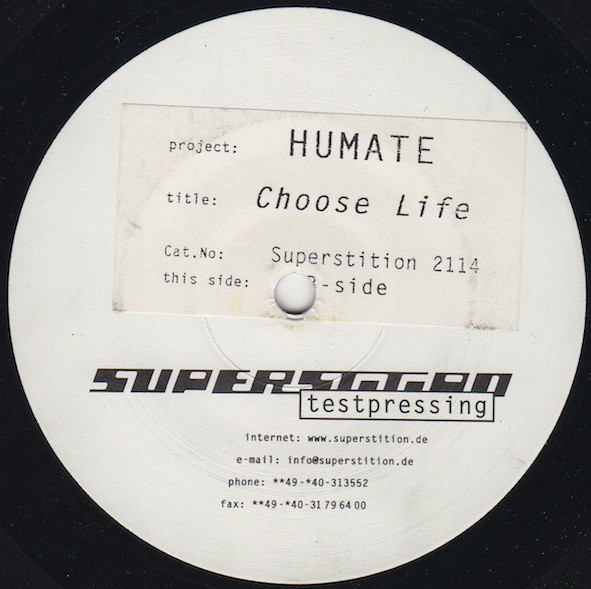 Humate - Choose Life | Superstition (Superstition 2114)