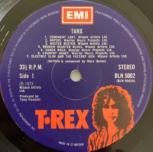 T. Rex - Tanx | T. Rex (BLN 5002) - 3 T. Rex - Tanx | T. Rex (BLN 5002) - 3
