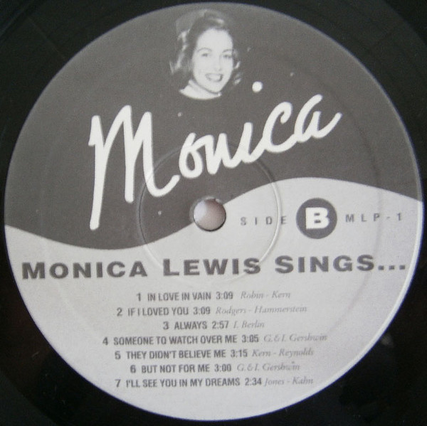 Monica Lewis - Sings Song Book Collection 1945 - 1949 Vol. 1 | Not On Label (MLP-1) - 4