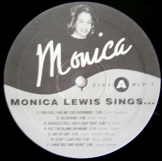 Monica Lewis - Sings Song Book Collection 1945 - 1949 Vol. 1 | Not On Label (MLP-1) - 3