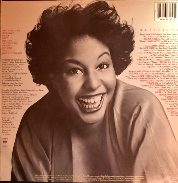 Cheryl Lynn - In Love | Columbia (JC 36145) - 2