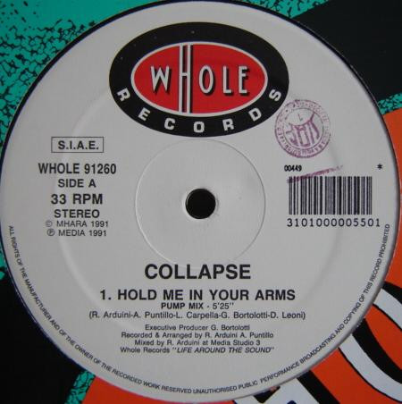 Collapse - Hold Me In Your Arms | Whole Records (WHOLE 91260)