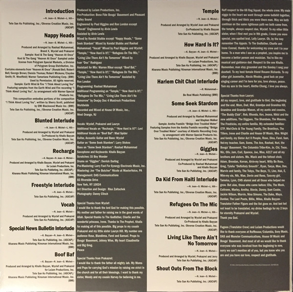 Fugees - Blunted On Reality | Ruffhouse Records (19075851181) - 4