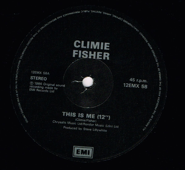 Climie Fisher - This Is Me | EMI (12 EMX 58) - 2