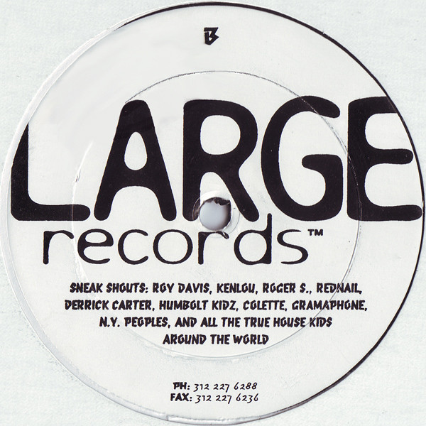 DJ Sneak - Blue Belly Bandit E.P. | Large Records (LJ-017) - 2 DJ Sneak - Blue Belly Bandit E.P. | Large Records (LJ-017) - 2