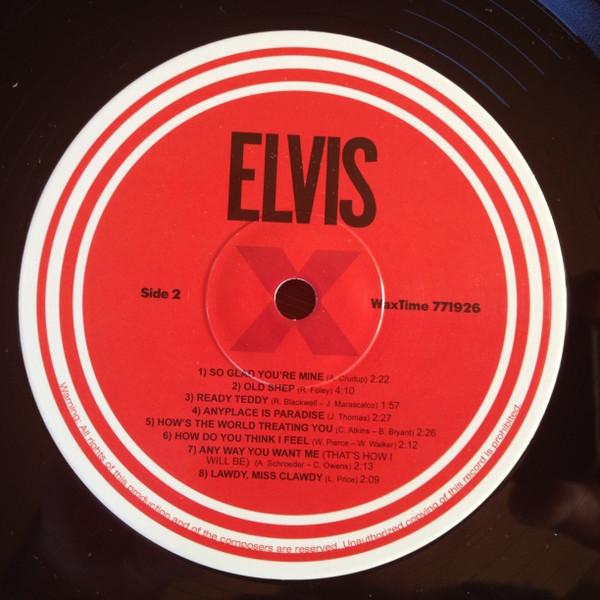 Elvis Presley - Elvis | WaxTime (771926) - 3