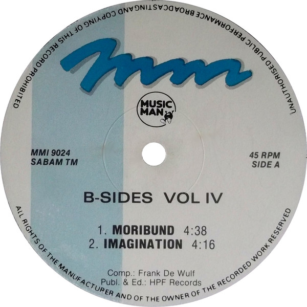 Frank De Wulf - B-Sides Volume IV | Music Man Records (MMI 9024) - 3