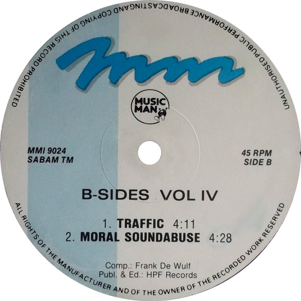 Frank De Wulf - B-Sides Volume IV | Music Man Records (MMI 9024) - 4