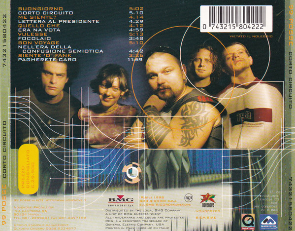 99 Posse - Corto Circuito | RCA (74321580422) - 2 99 Posse - Corto Circuito | RCA (74321580422) - 2