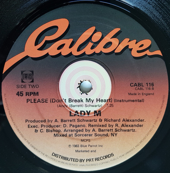 Lady M - Please (Don't Break My Heart) | Calibre (CABL 116) - 2