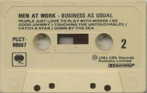 Men At Work - Business As Usual [Cassette] | Columbia (PCCT-90667) - 4