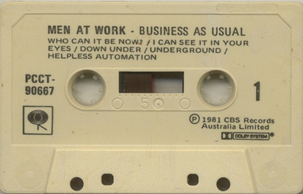 Men At Work - Business As Usual [Cassette] | Columbia (PCCT-90667) - 3