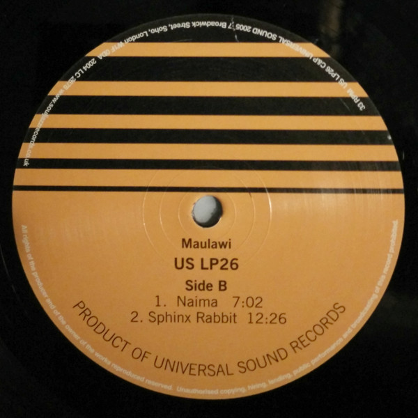 Maulawi - Maulawi | Universal Sound (US LP 26) - 4