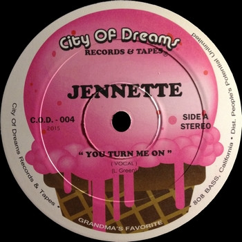 Jennette - You Turn Me On | City Of Dreams Records & Tapes (C.O.D. - 004)