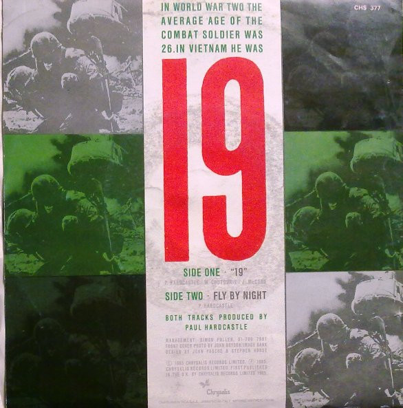 Paul Hardcastle - 19 | Chrysalis (CHS 377) - 2