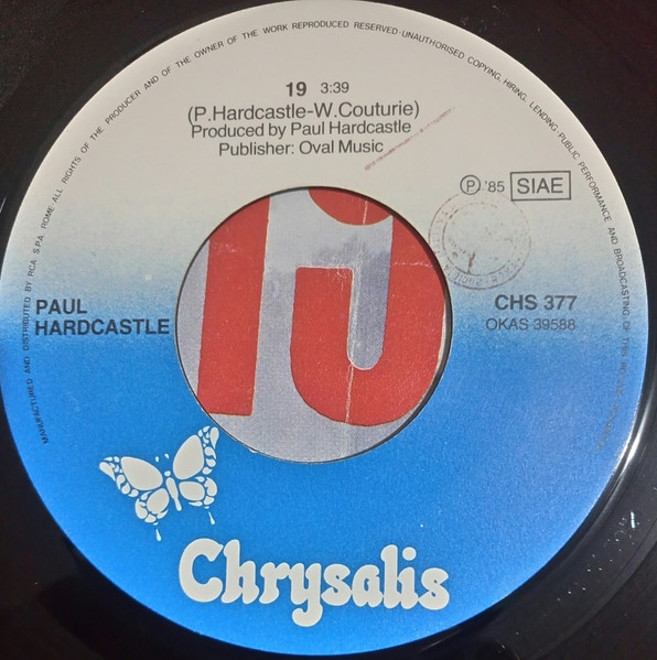 Paul Hardcastle - 19 | Chrysalis (CHS 377) - 3