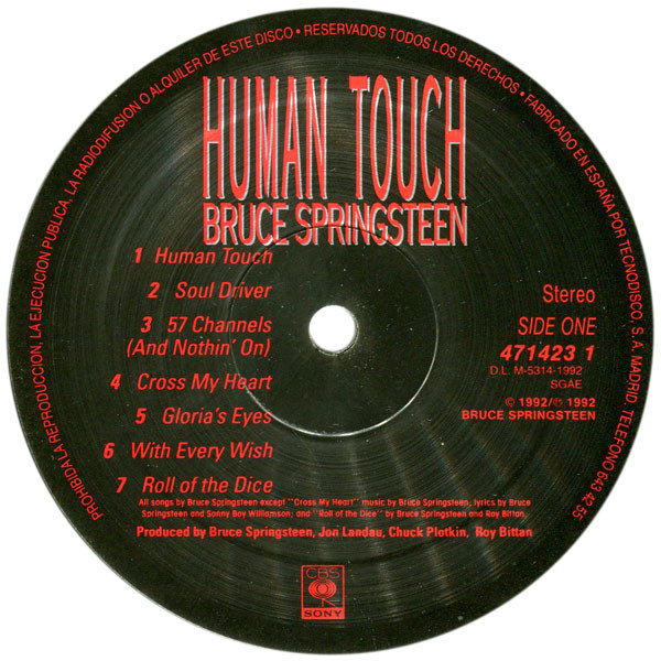 Bruce Springsteen - Human Touch | CBS/Sony (COL 471423 1) - 3 Bruce Springsteen - Human Touch | CBS/Sony (COL 471423 1) - 3