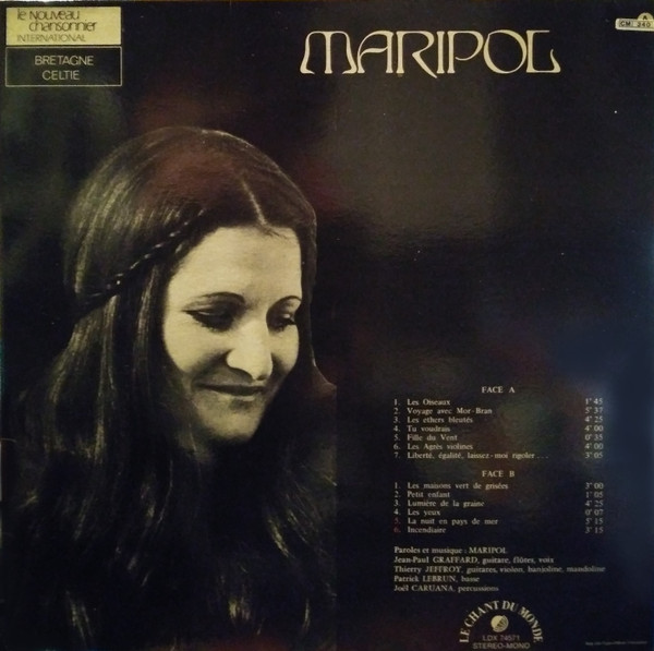 Maripol - Maripol [Vinyl] | Le Chant Du Monde (LDX 74571) - 2