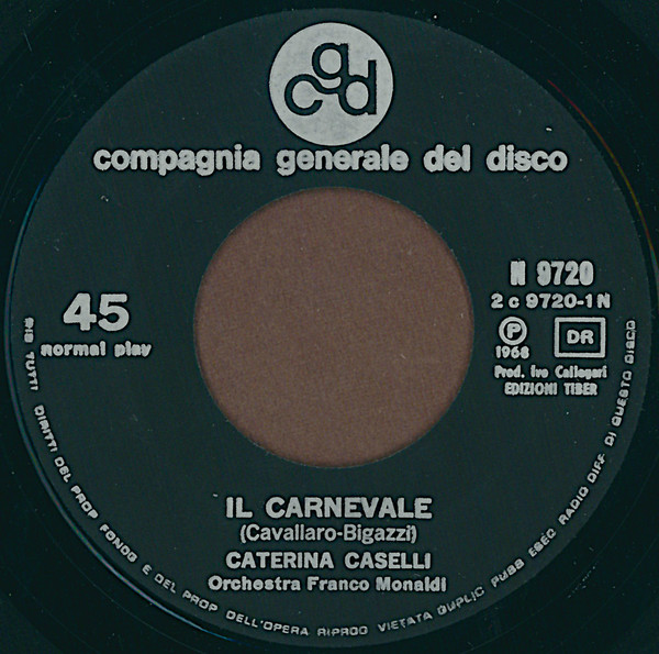 Caterina Caselli - Il Carnevale | CGD (N 9720) - 3