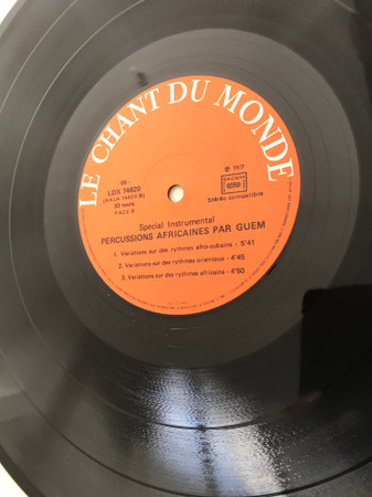 Guem - Rythmes Africains, Afro-Cubains Et Orientaux | Le Chant Du Monde (LDX 74620) - 2 Guem - Rythmes Africains, Afro-Cubains Et Orientaux | Le Chant Du Monde (LDX 74620) - 2
