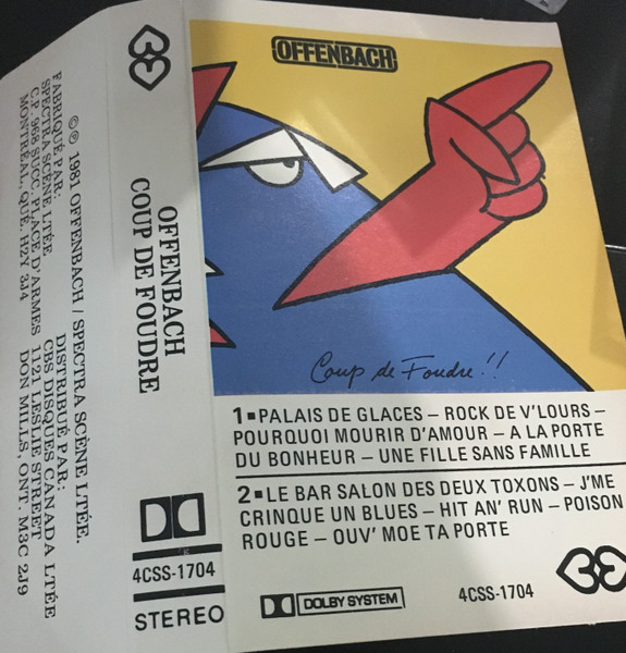 Offenbach - Coup De Foudre [Cassette] | Spectra Scène Ltée (4CSS-1704) - 5