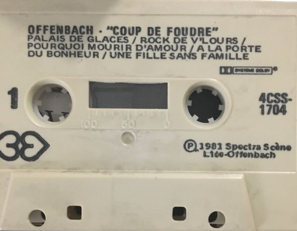 Offenbach - Coup De Foudre [Cassette] | Spectra Scène Ltée (4CSS-1704) - 4