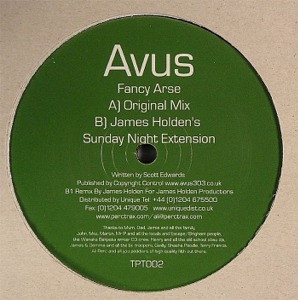 Avus - Fancy Arse | Perc Trax (TPT002) - 2