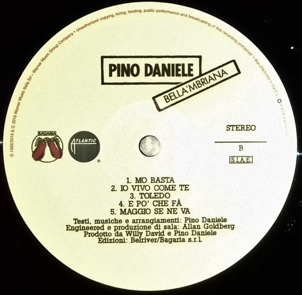 Pino Daniele - Bella 'Mbriana | Atlantic (none) - 4