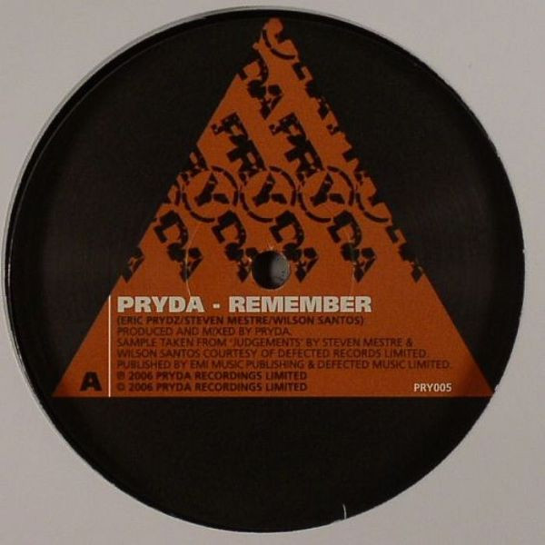 Pryda - Remember / Frankfurt | Pryda Recordings (PRY005) - 3