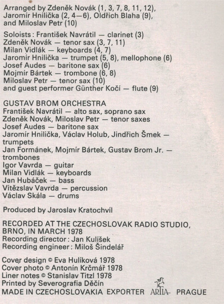 Gustav Brom - Gustav Brom Hraje Swing | Supraphon (1115 2449) - 2