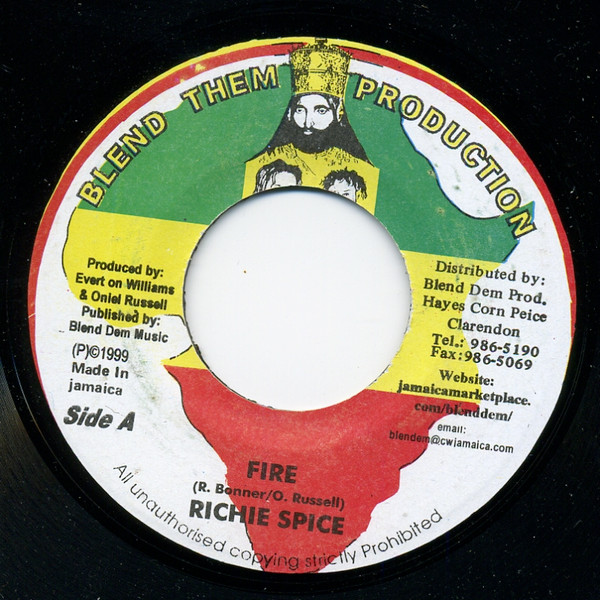 Richie Spice - Fire | Blend Them Production (none)