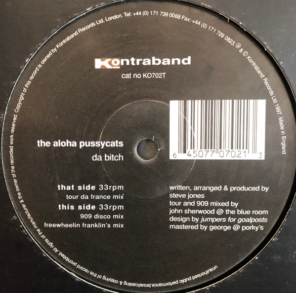 The Aloha Pussycats - Da Bitch | Kontraband (KO702T)
