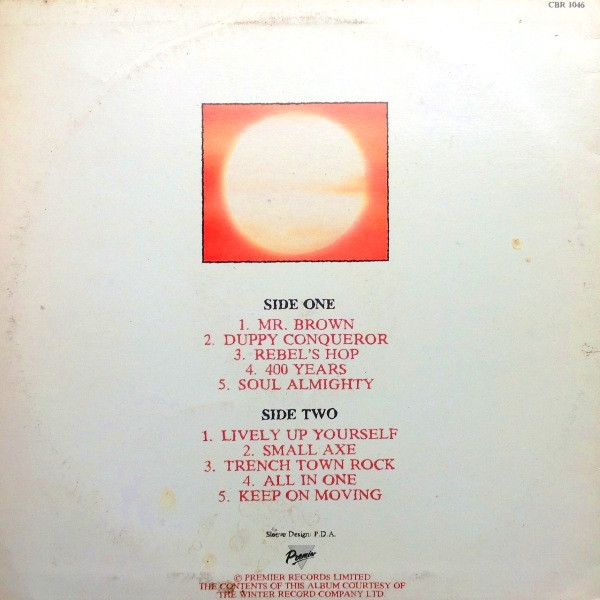 Bob Marley - Lively Up Yourself | Premier (CBR 1046) - 2