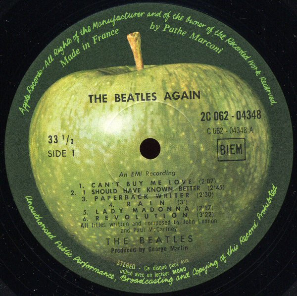 The Beatles - The Beatles Again | Apple Records (2C 062 04348) - 3