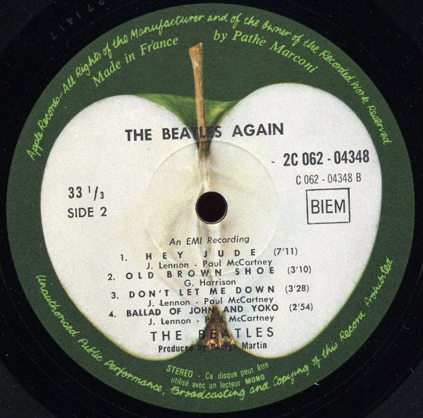 The Beatles - The Beatles Again | Apple Records (2C 062 04348) - 4