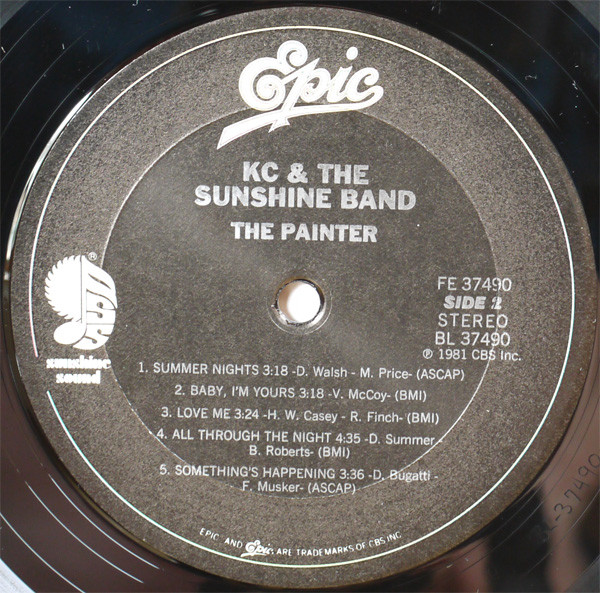 KC & The Sunshine Band - The Painter | Epic (FE 37490) - 3 KC & The Sunshine Band - The Painter | Epic (FE 37490) - 3