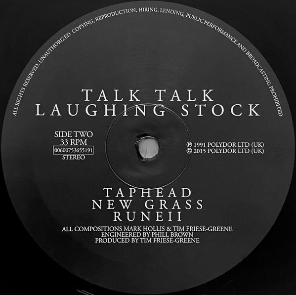 Talk Talk - Laughing Stock - LP | Polydor (00600753655191) - 4 Talk Talk - Laughing Stock - LP | Polydor (00600753655191) - 4