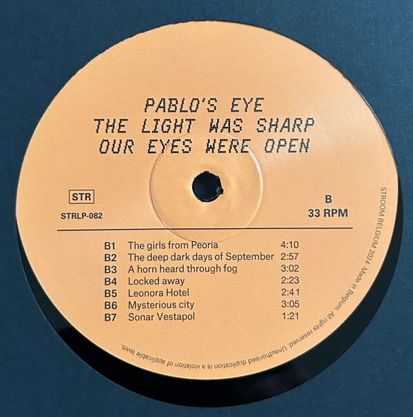 Pablo's Eye - The Light Was Sharp, Our Eyes Were Closed | Stroom (STRLP-082)
