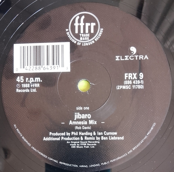 Electra - Jibaro (Amnesia Remix) | FFRR (FRX 9) - 3