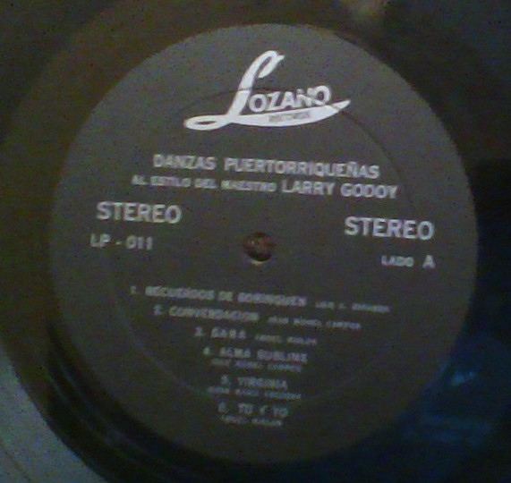 Larry Godoy - Danzas Puertorriquenas | Lozano Records (LP-011 Stero) - 4