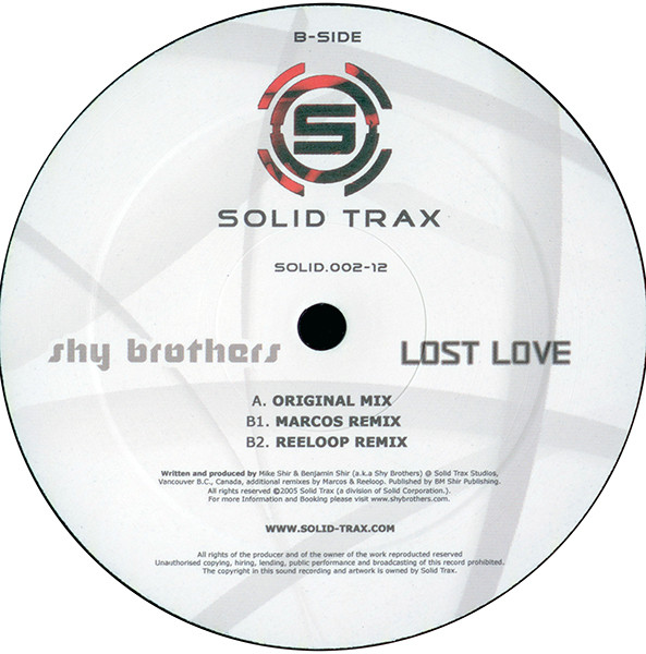 Shy Brothers - Lost Love | Solid Trax (SOLID.002-12) - 4