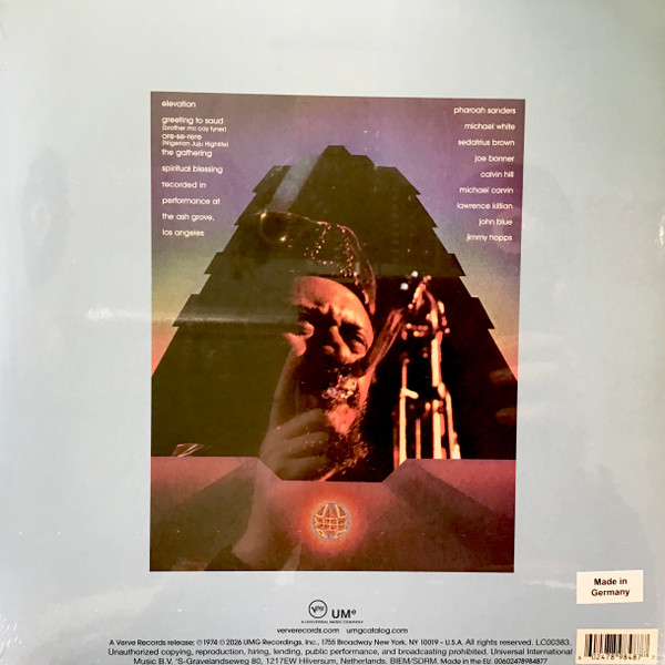 Pharoah Sanders - Elevation | Verve Records (00602478984877) - 2