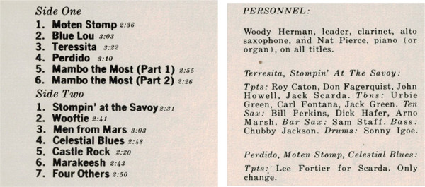 The Woody Herman Big Band - Hey! Heard The Herd? | Verve Records (2304 509)