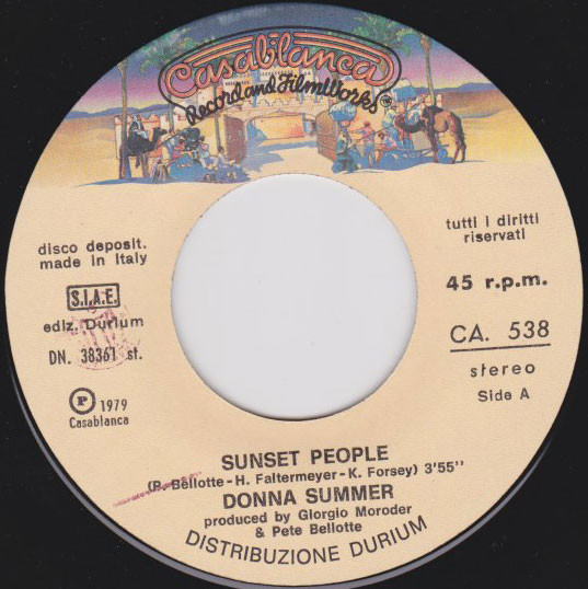 Donna Summer - Sunset People | Casablanca (CA. 538) - 3