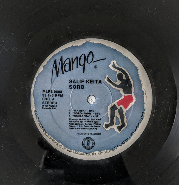 Salif Keita - Soro | Mango (MLPS 9808) - 2
