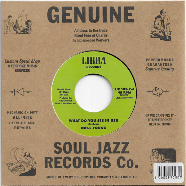 Inell Young - What Do You See In Her / I Remember The Summer | Soul Jazz Records (SJR 185-7) - main